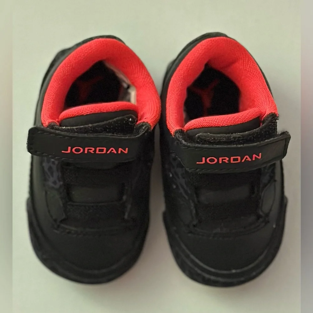 (50)- Collectible Black, Red, And 💜Purple Cheetah Print Baby Jordan Retro’s 🔥1